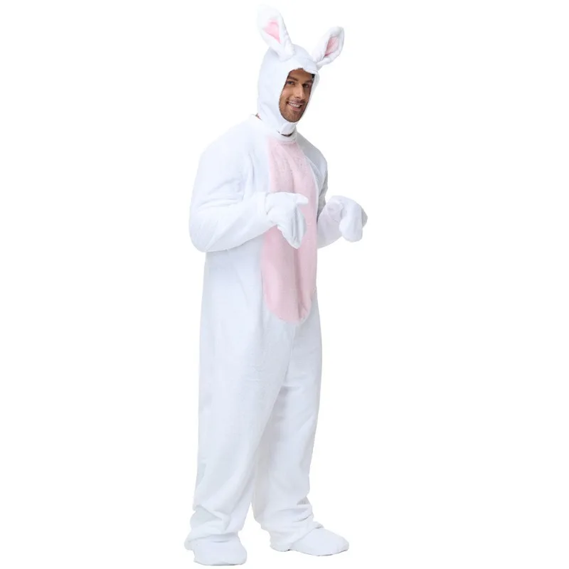Halloween Adult Animal Rabbit Costume Plush Rabbit Male Puppet Stage Story Performance Costumes view 4