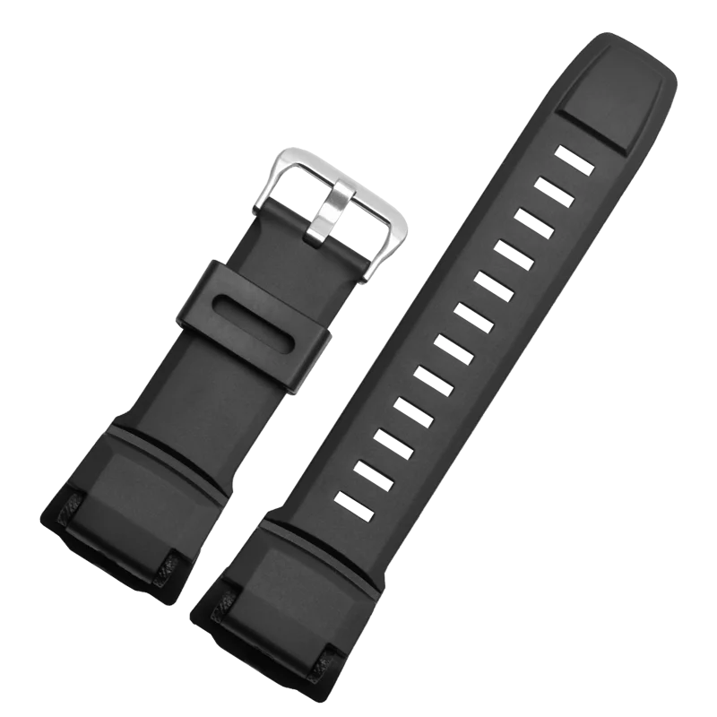 For Casio PRG-250 260 280 500 550 PRW 2500 5100 5000 3500 soft silicone strap bracelet connector dedicated sports watch band