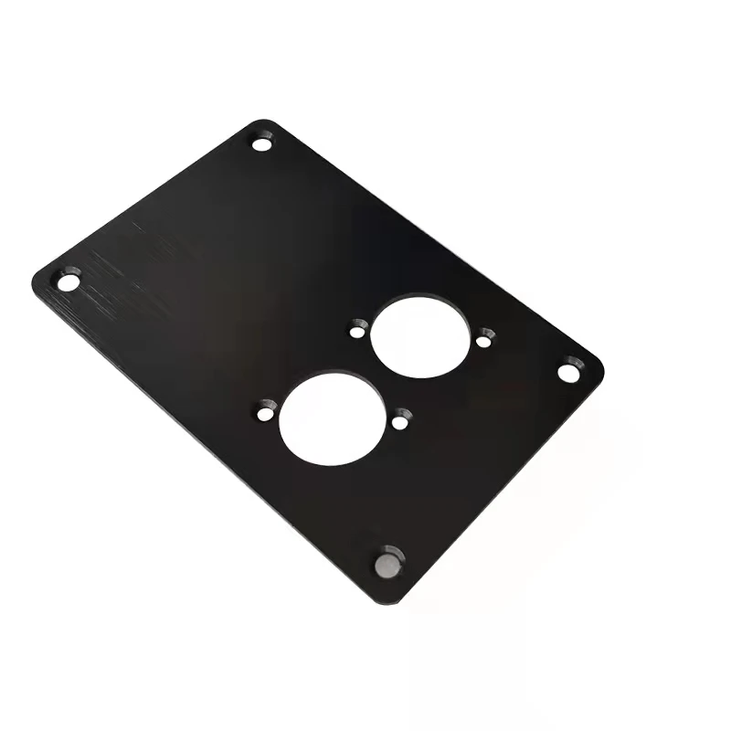 2 pezzi peaker scheda di cablaggio posteriore accessori in alluminio accessori audio a piena frequenza amplificatore da palcoscenico piastra posteriore in alluminio nera