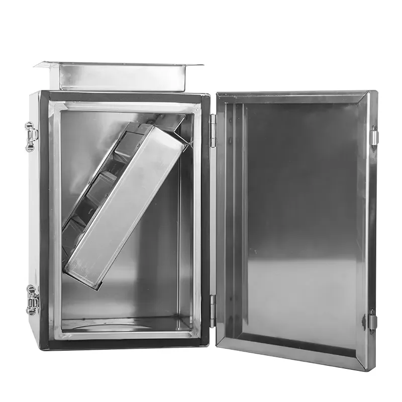 Stainless Steel BBQ Grease Trap Lightweight Oil Filter for Restaurant Kitchen Exhaust Pipe Barbecue Meat Fat Catcher Device