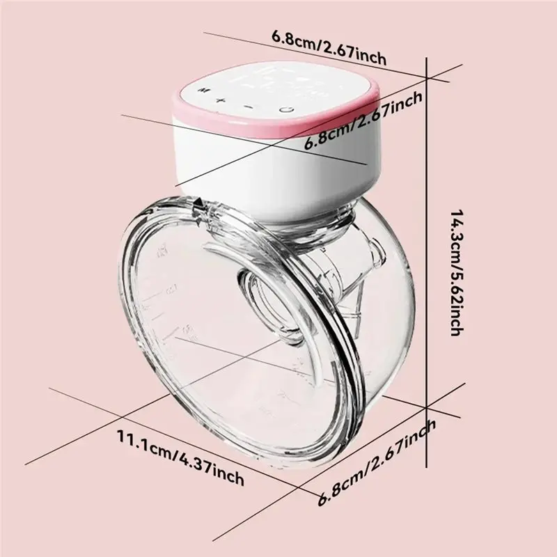 A71Z Voor volwassenen voor borstvoeding Elektrische draagbare draagbare handsfree borstkolf met laag geluidsniveau LCD-scherm