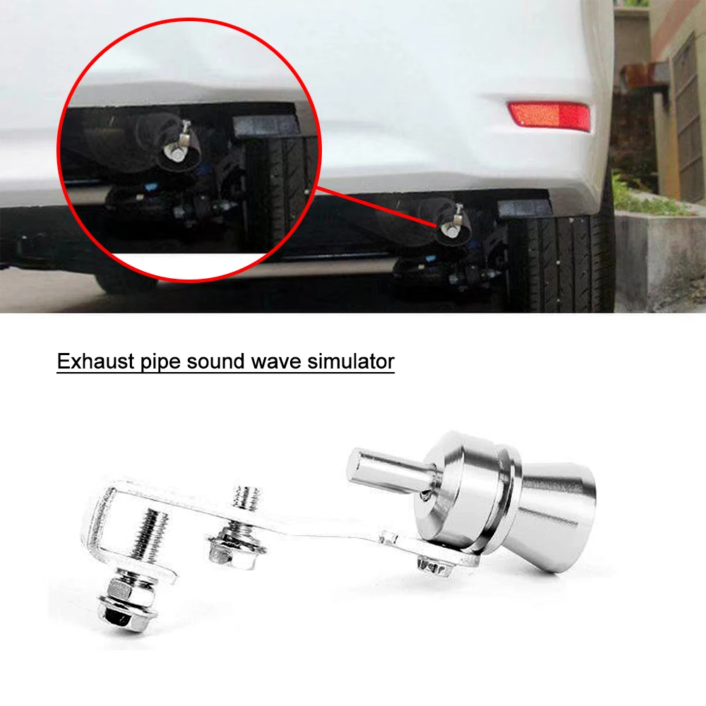 Automotive Exhaust Pipe Modification Parts Sound Wave Simulator Turbo Whistle Sender Automotive Motorcycle Accessories