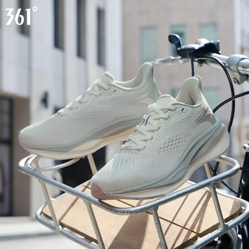 361° Magic Carpet Women's Running Shoes Summer Mesh Breathable Jogging Shoes Shockproof Wear-Resistant Aerobic Training Shoes