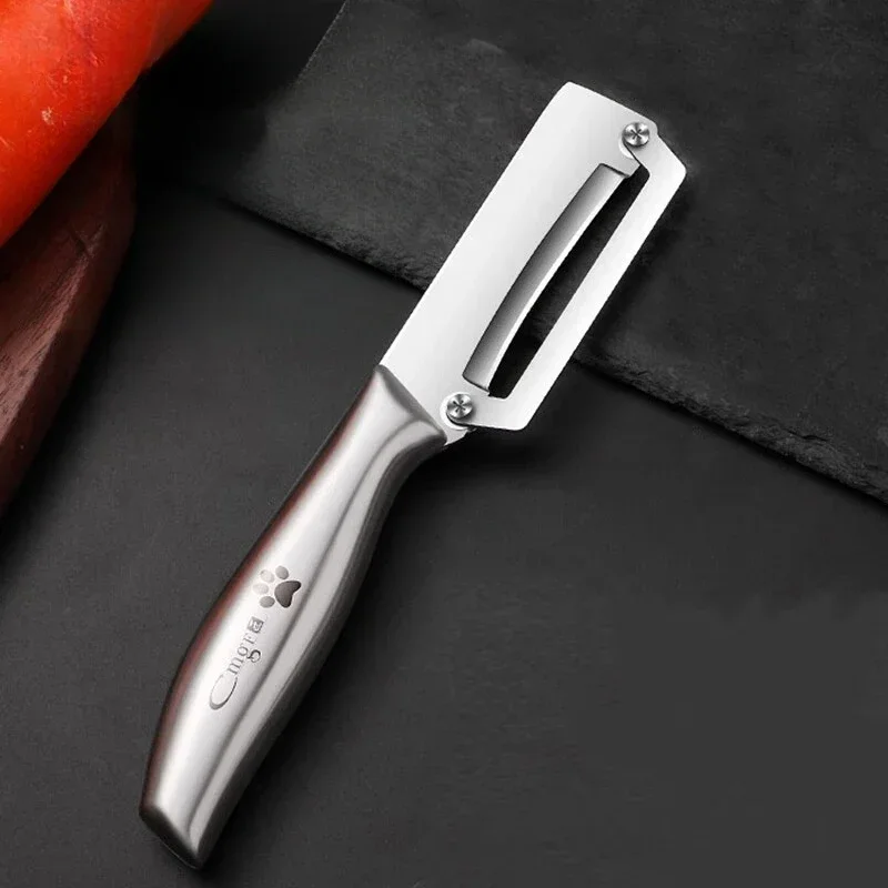 Fruit Peeler Lettuce Products Paring Knife Home Stainless Steel Cane Paring Knife Sugar Cane Peeler Commercial Kitchen Scraper