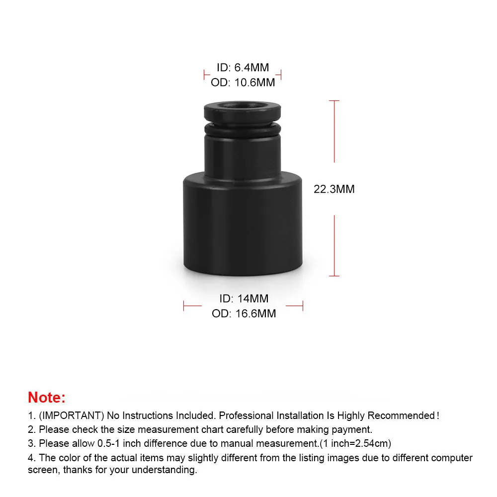 for Honda Fuel Injector Top Hat Adapters for Civic and Acura RDX B16 B18 D16 Engines