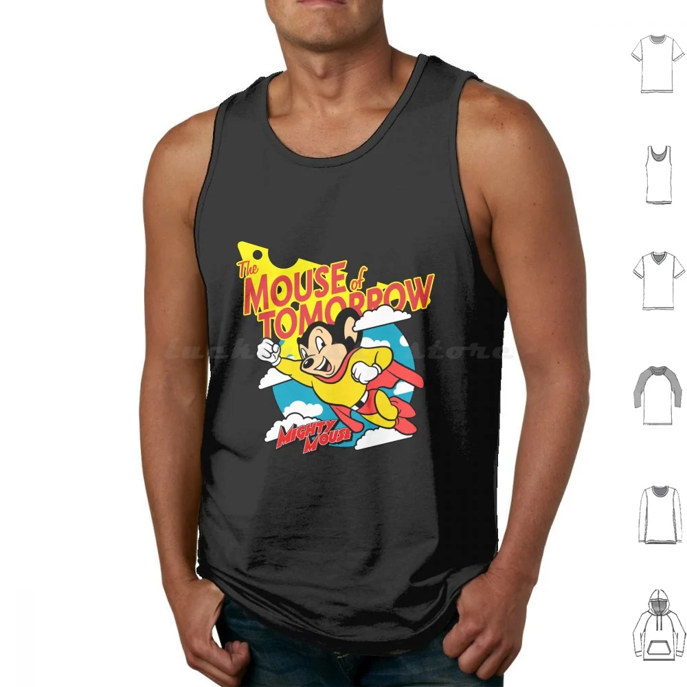 Simple Mistakes Mighty Cute Mouse Your Something Tank Tops Print Cotton Simple Mistakes Mighty Cute Mouse Your Something