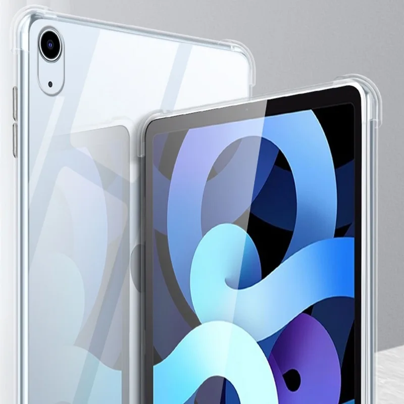 حافظة شفافة لجهاز iPad Air 4/5 10.9 بوصة 2020 2022 A2324/A2072/A2325/A2316 غطاء خلفي ناعم من البولي يوريثان لجهاز iPad Air 4th 5th مضاد للسقوط