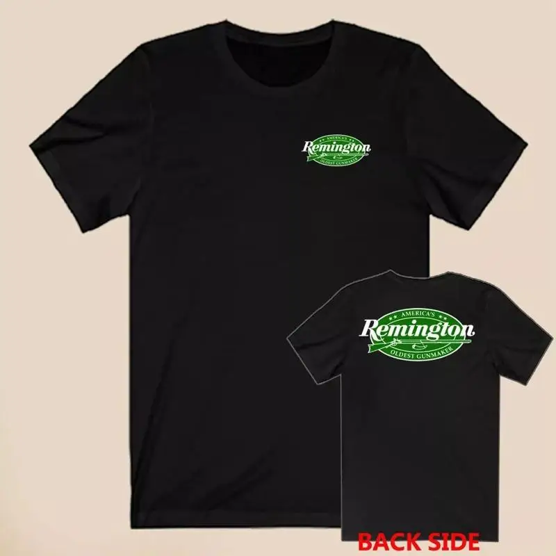 Remington Guns Firearms Men'S Black T Shirt Size S 5Xl 2 Sided