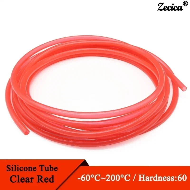 

1/5/10M Food Grade Clear Red Silicone Rubber Hose 3x5mm 4x6mm 5x7mm 6x8mm 10x14mm Flexible Nontoxic Silicone Tube