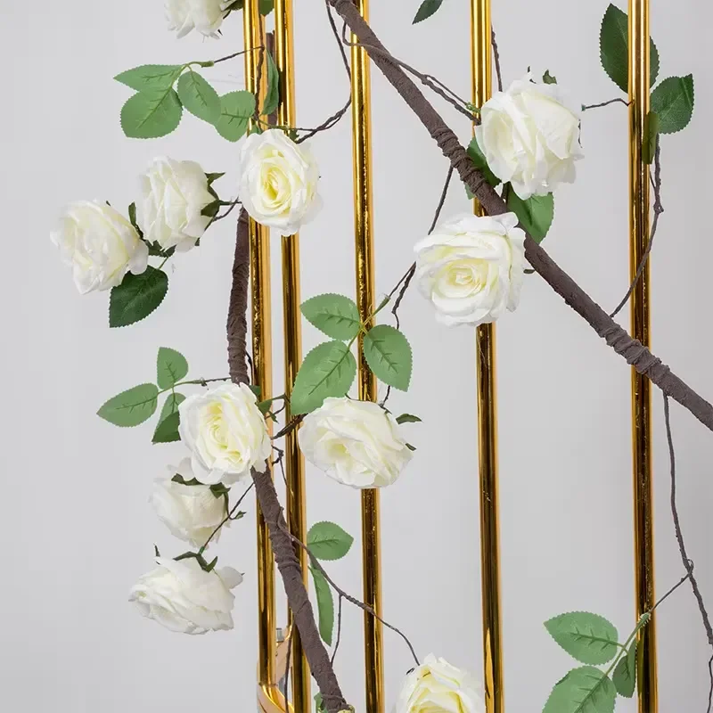 Wedding Gold Metal Backdrop Stand Heavy Backdrop Stand Floral Wall Backdrop