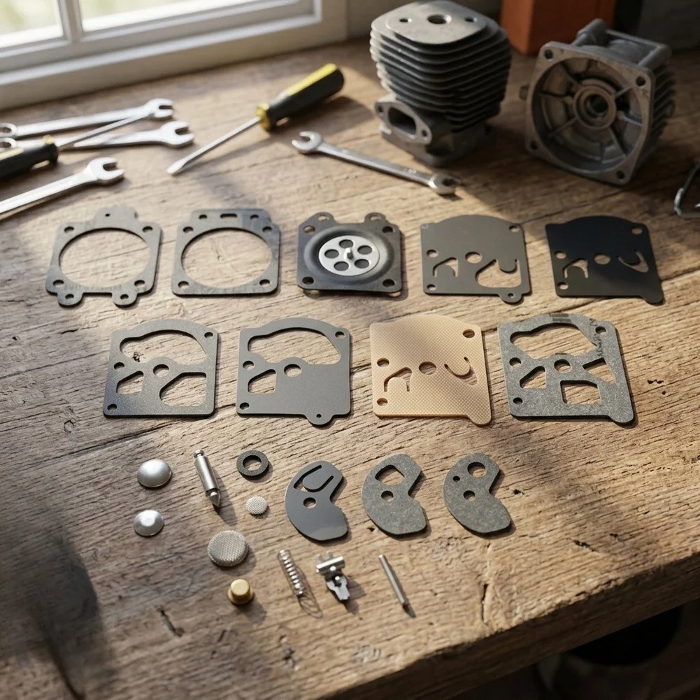 For Home Garage Repair Carburetor Repair Kit Fuel System Parts 22-piece Comprehensive Set Wear-resistant Components