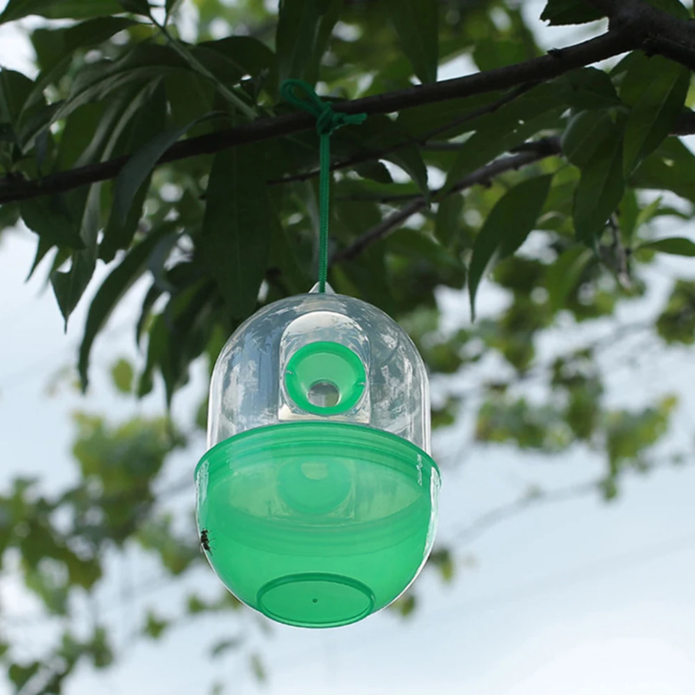 Hanging Yellow Jacket Trap Beekeeping Catcher Cage Reusable Bee Traps Wasps Control Easy To Use for Home Garden Orchard Farm