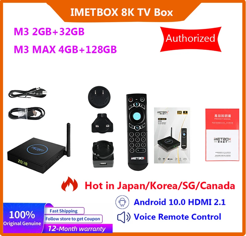 [Echt] 2024 imetbox m3 32gb m3 max 128gb wifi 6 8k tv box heiß in singapur korea japan uk usa kanada aus pk evpad svicloud