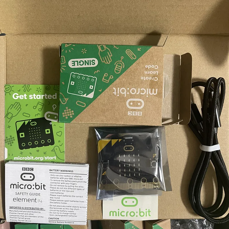 Scheda di sviluppo originale BBC Microbit V2.2 BBC micro bit impara la programmazione grafica pitone