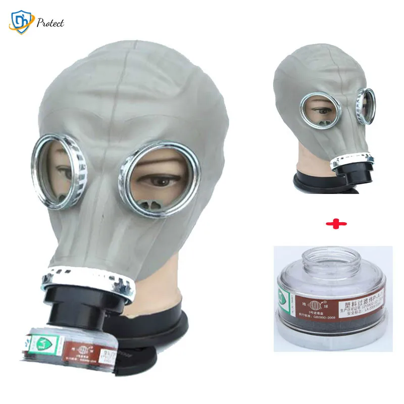 2 in 1 spray paint classic gas mask chemical full face mask industrial respirator