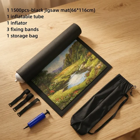 MaxRenard Jigsaw Puzzle Mat Roll Up Puzzles Board for Up to 1500, 1000, 500 Pieces Large Portable Table Saver Puzzle Keeper