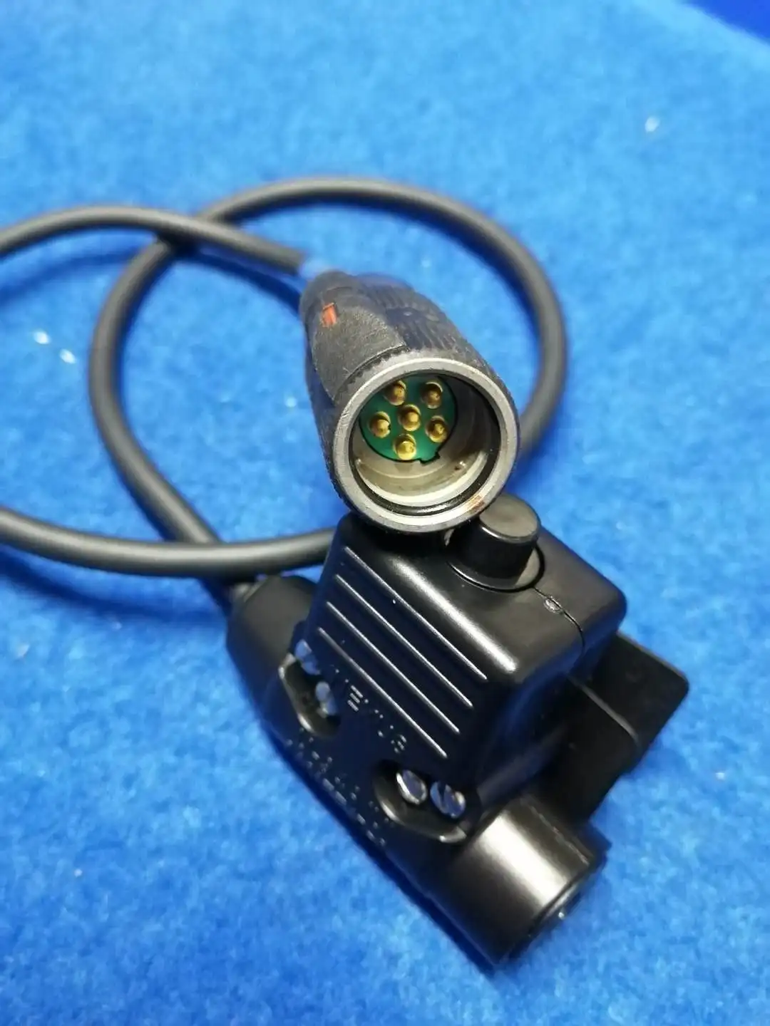 Outdoor Tactical Black Connector U94/TCA-U94 Tactical PTT 6Pin for PRC 152A 148 Radio