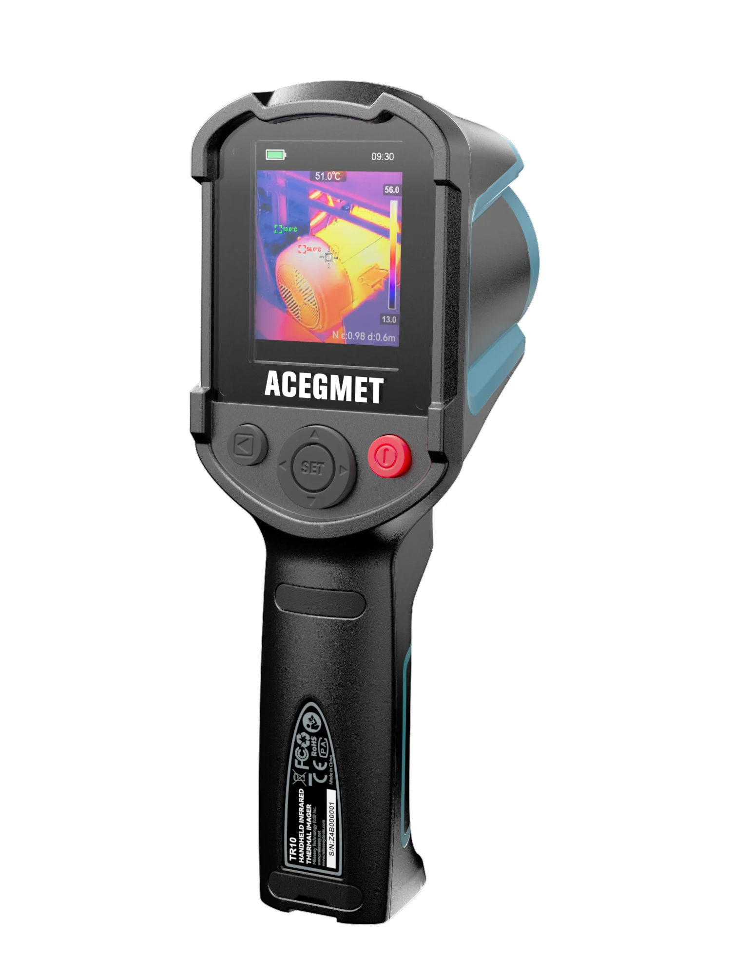 TR10 Thermal Imager with Powerful Rechargeable Battery Cable To Any PC in Real-time Thermal Camera