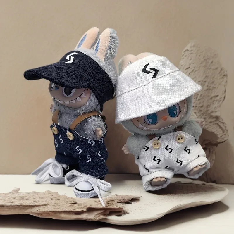 

Big-namelatest first and second-generation labubu sit-and-sit parka clothes pendant rabub clothes couple uniform college clothes