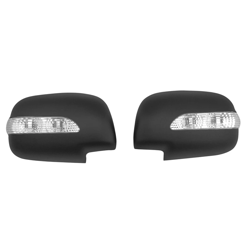 Car Side Mirror Cover Rear View Mirror Cover With Indicator For Toyota Hilux Vigo SR5 Double Cabin Fortuner RX330