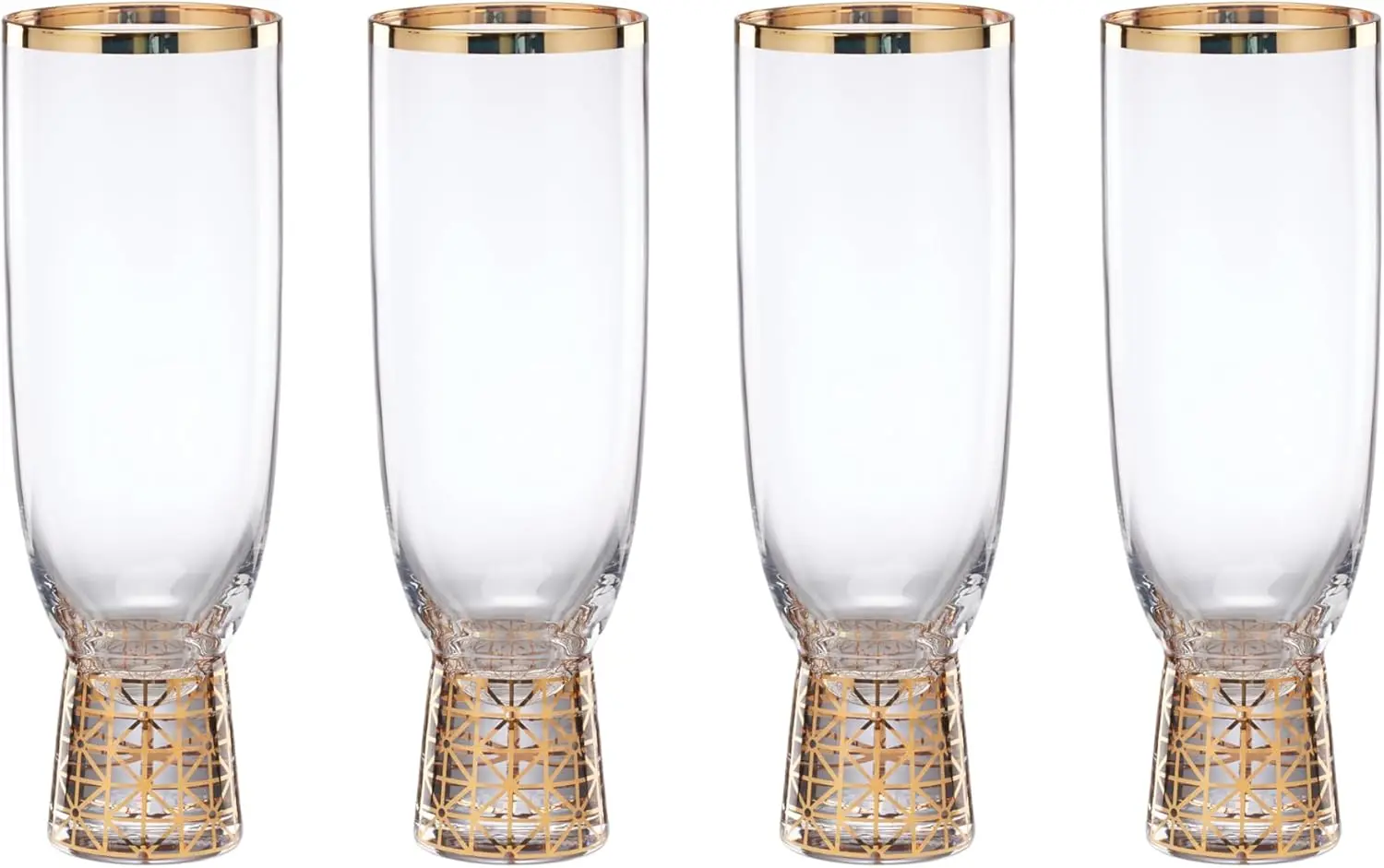 

897411 Tuscany Classics Gold Frost Flutes, Set of 4