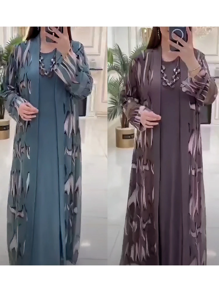 Vestidos africanos de duas peças para mulheres, vestido maxi para senhoras, roupas tradicionais africanas, vestidos de fadas, dashiki, primavera, verão, 2023