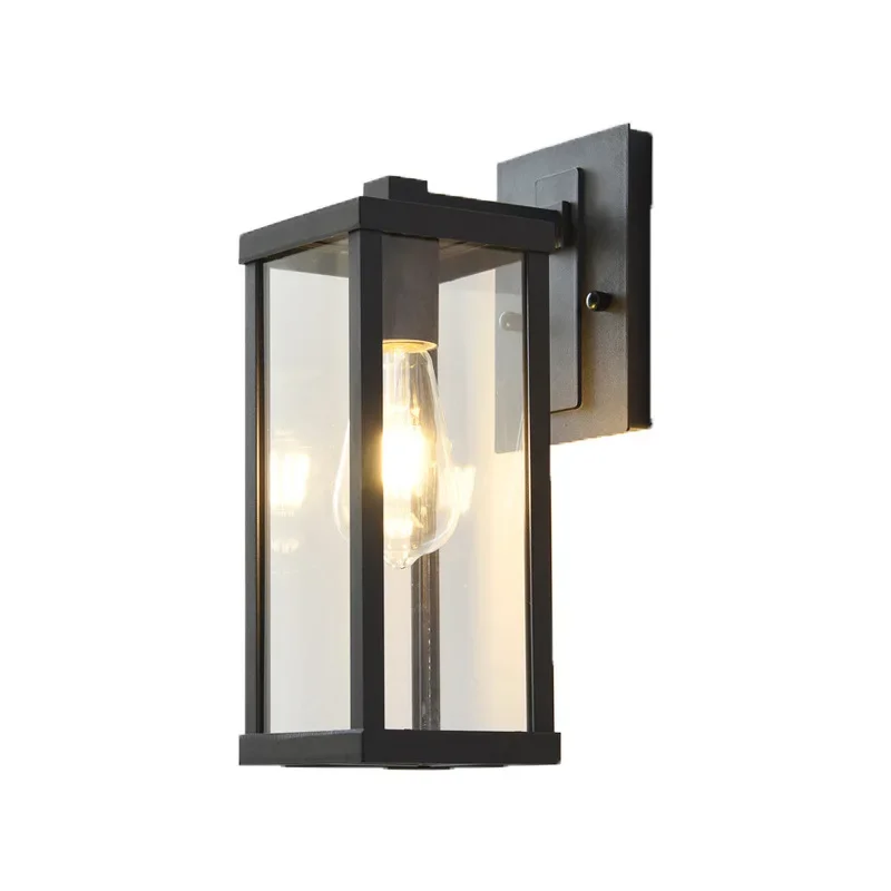 

American wrought iron retro industrial wind wall lamp personalized art cafe corridor outdoor decorative wall lamp