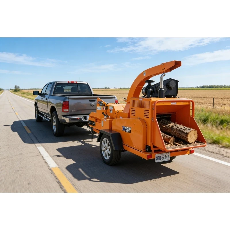 Hot Sale Wood Chipper Machine  CE Diesel Engine Forestry Machinery Wood Crusher Cheapest Price