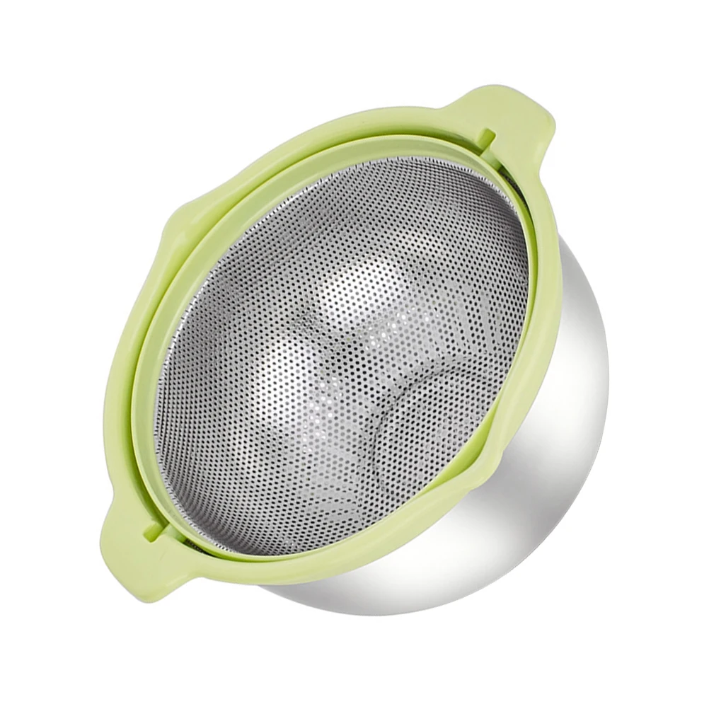 

Rice Washing Sieve Strainer Basket Vegetable Basin Filter Sink Fruits Stainless Steel Draining Kitchen Tool Set Practical