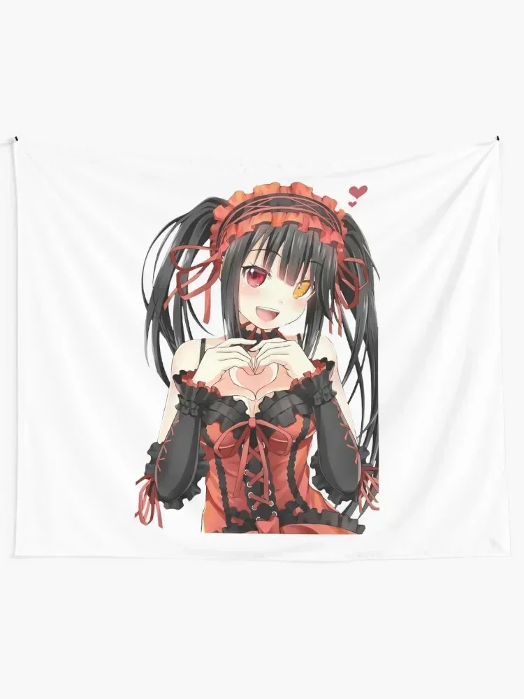 Tokisaki Kurumi Date A Live Heart Tapestry Things To Decorate The Room Room Decoration Aesthetic Tapestry