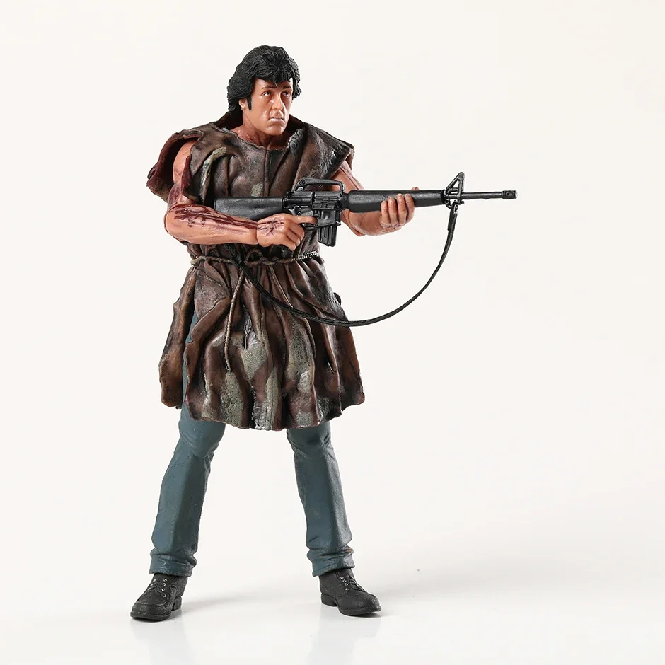 NECA First Blood John J Rambo Collectible Action Figure Model Toy