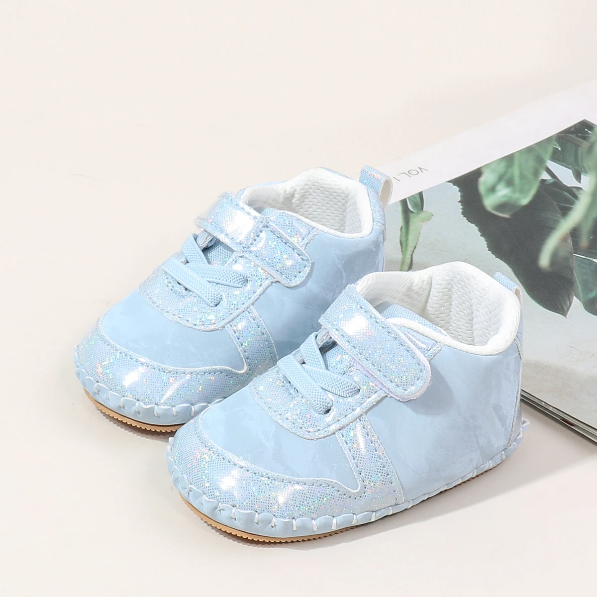 Baby Casual Sneaker Spring and Autumn Soft PU and TPR Sole Anti-slip High Quality Hot Selling 2025 New Fashion for Toddler 0-18M