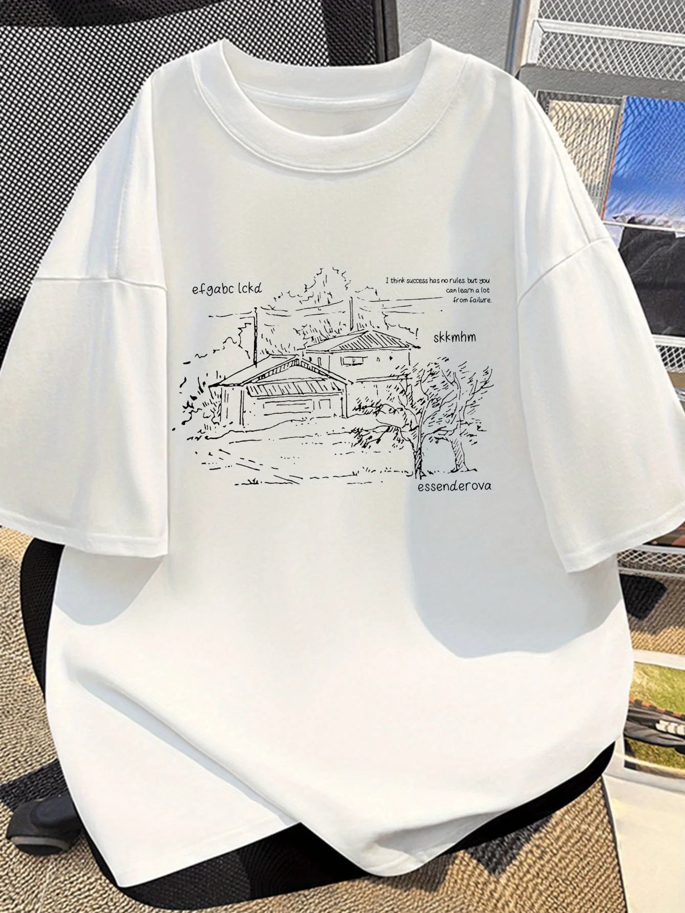 

Tree Graphic Printing Summer Autumn Winter Cotton Casual Comfort Men's and Women's T-Shirts Short Sleeves Outdoor Sports