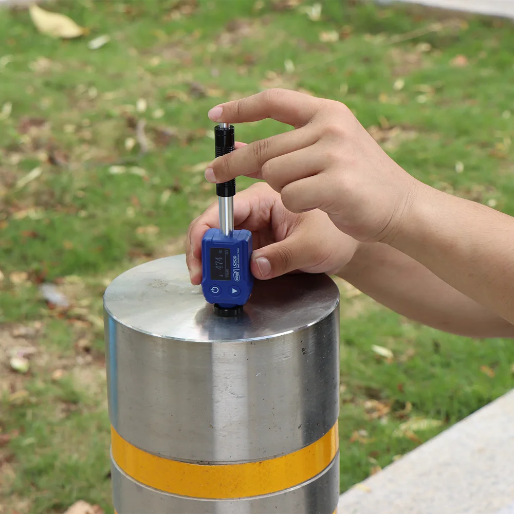 LS252D Leeb Portable Hardness Tester Pen Type D Impact Device Durometer Accuracy: ± 6HL