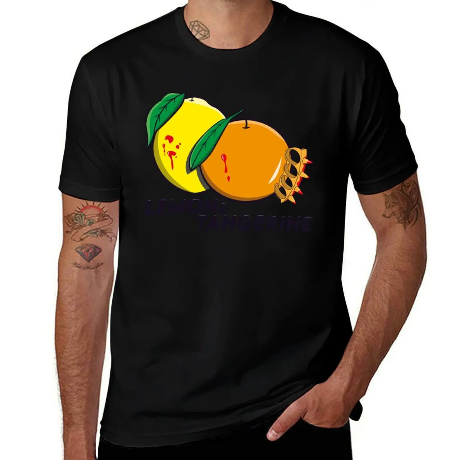 Lemon and Tangerine - Bullet Train T-Shirt Comfortable Workout Short Sleeve Shirt T-Shirt