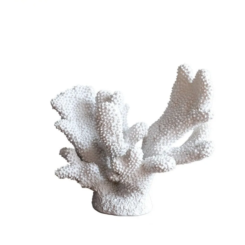 

Resin Artificial Coral Statue Realistic Colorful Simulation Coral Ornament Gradient Non-slip Faux Coral Decoration Desktop Party
