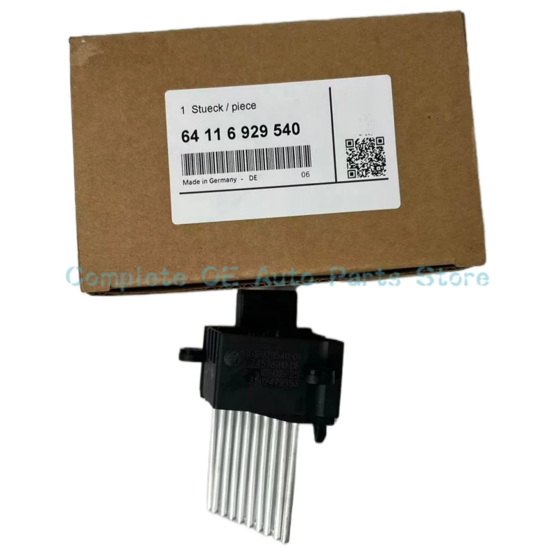 

OEM 64116929540 Heater Blower Fan Motor FINAL STAGE Resistor For BMW E46 E39 E83 E53 X5 X3 M5 3/5 Series 64116923204