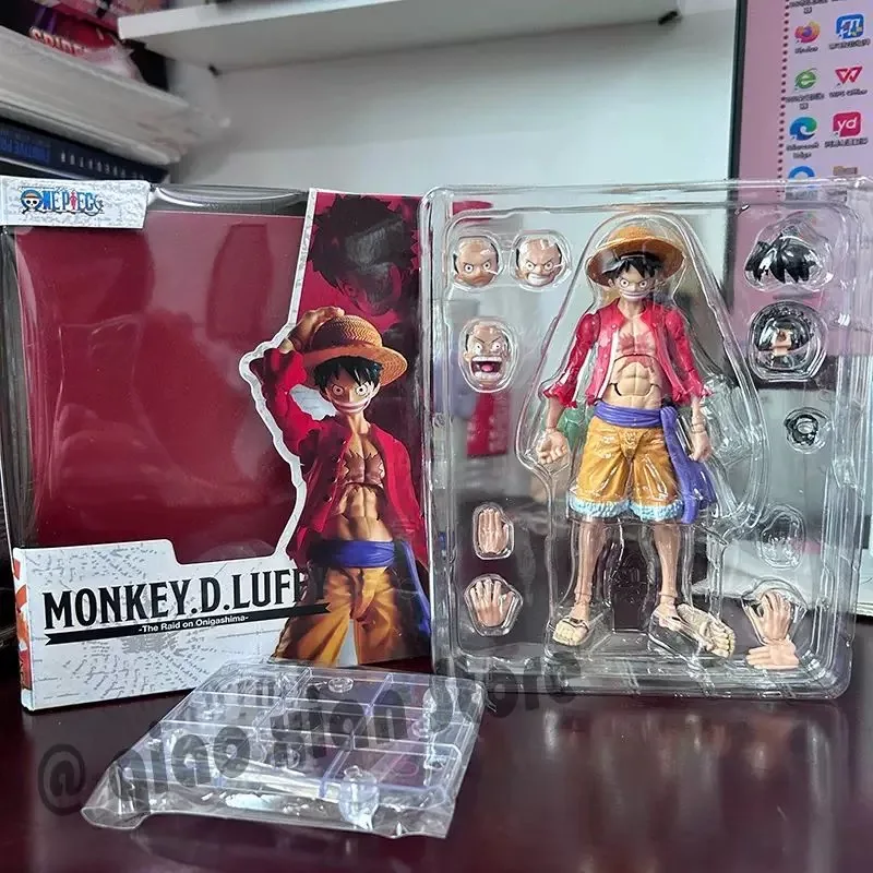 

Коллекционная аниме-фигурка Bandai Shfiguarts Monkey D. Luffy One Piece Romance Dawn, подвижная, для фанатов, в наличии
