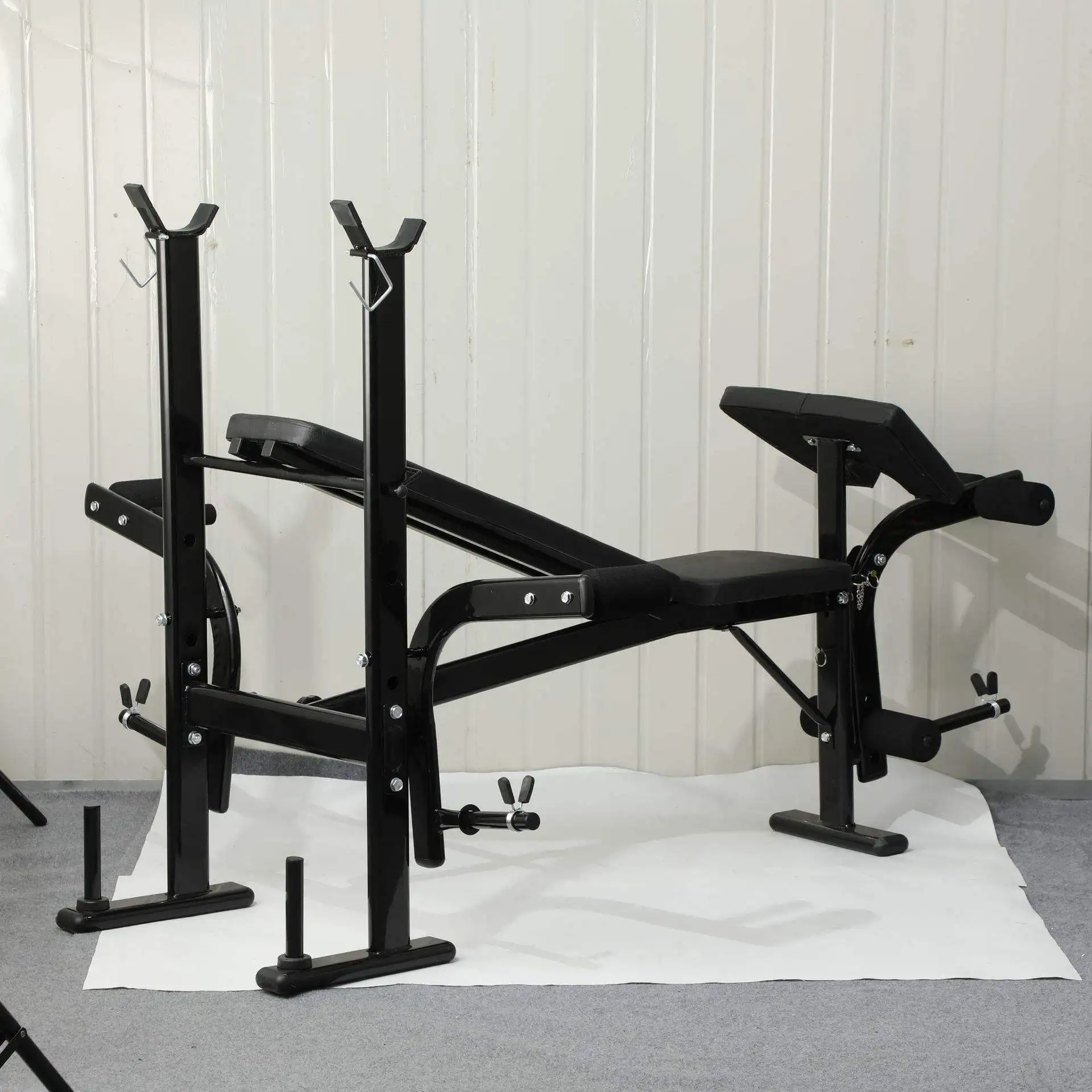 Foldable Squat Rack Chest Training Workout Bench Press Commercial Rack Gym Equipment Weight Bench Benches Rack