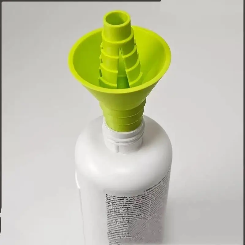 Universal Bottle Funnel Adapter No-Spill Liquid Transfer Connector for Detergent Soap Oil Fluid Pouring Home Garage Use