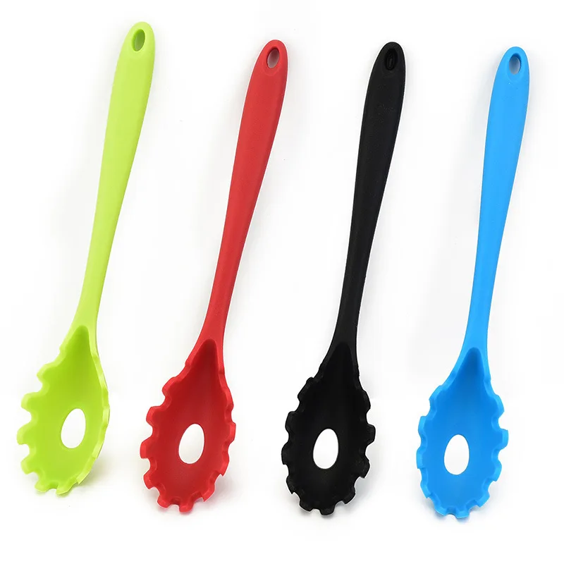 100Pcs/Lot One-piece silicone powder claw spaghetti spoon kitchen noodle tool cooking silicone kitchen utensils home