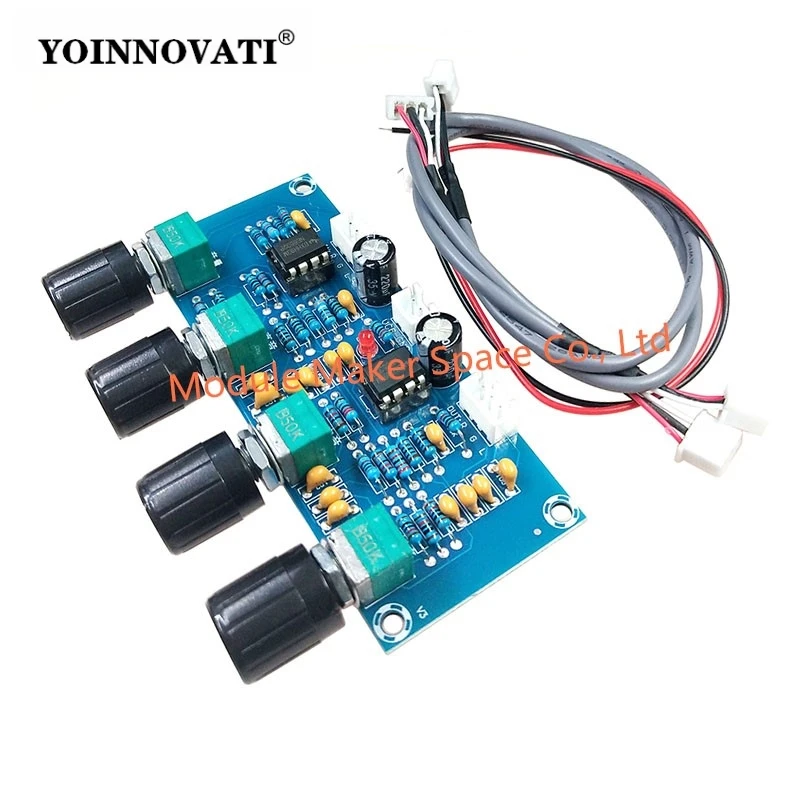 XH-A901 NE5532 Preamp Tone Control Board - Bass/Treble/Volume Adjustment, Hi-Fi Audio Preamplifier Module for Amplifier