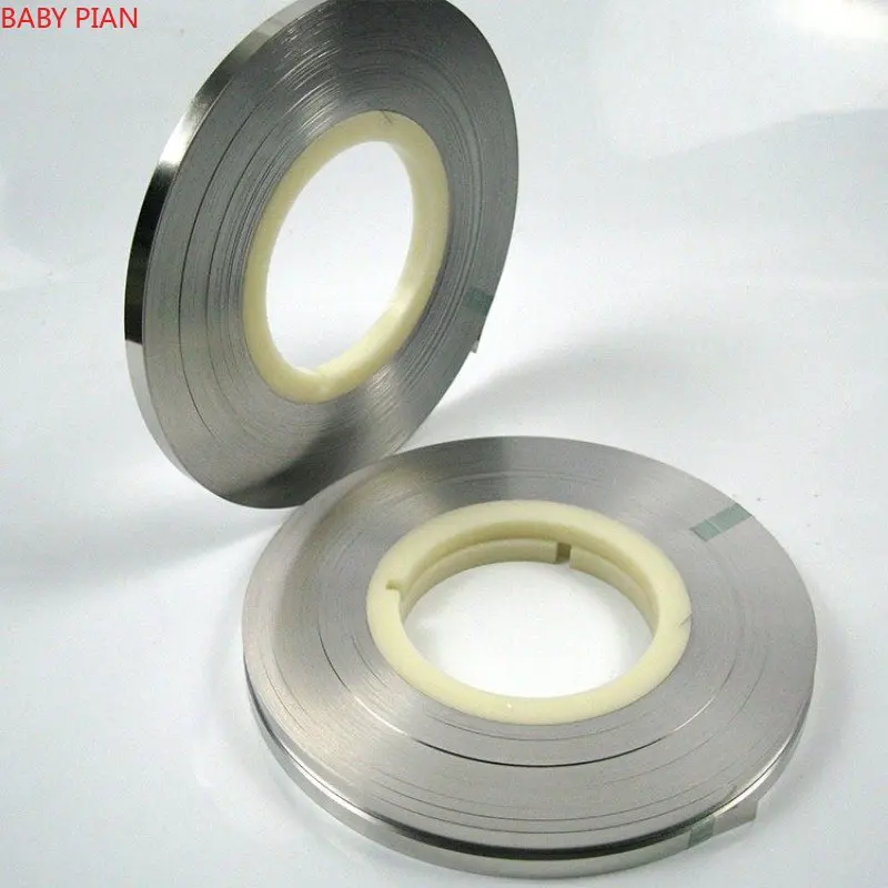 1kg 0.1/ 0.12/0.15/0.2mm Thickness Nickel Strip Nickel Plated Steel Belt Strip 18650 21700 Battery Spot Welding Connection Piece