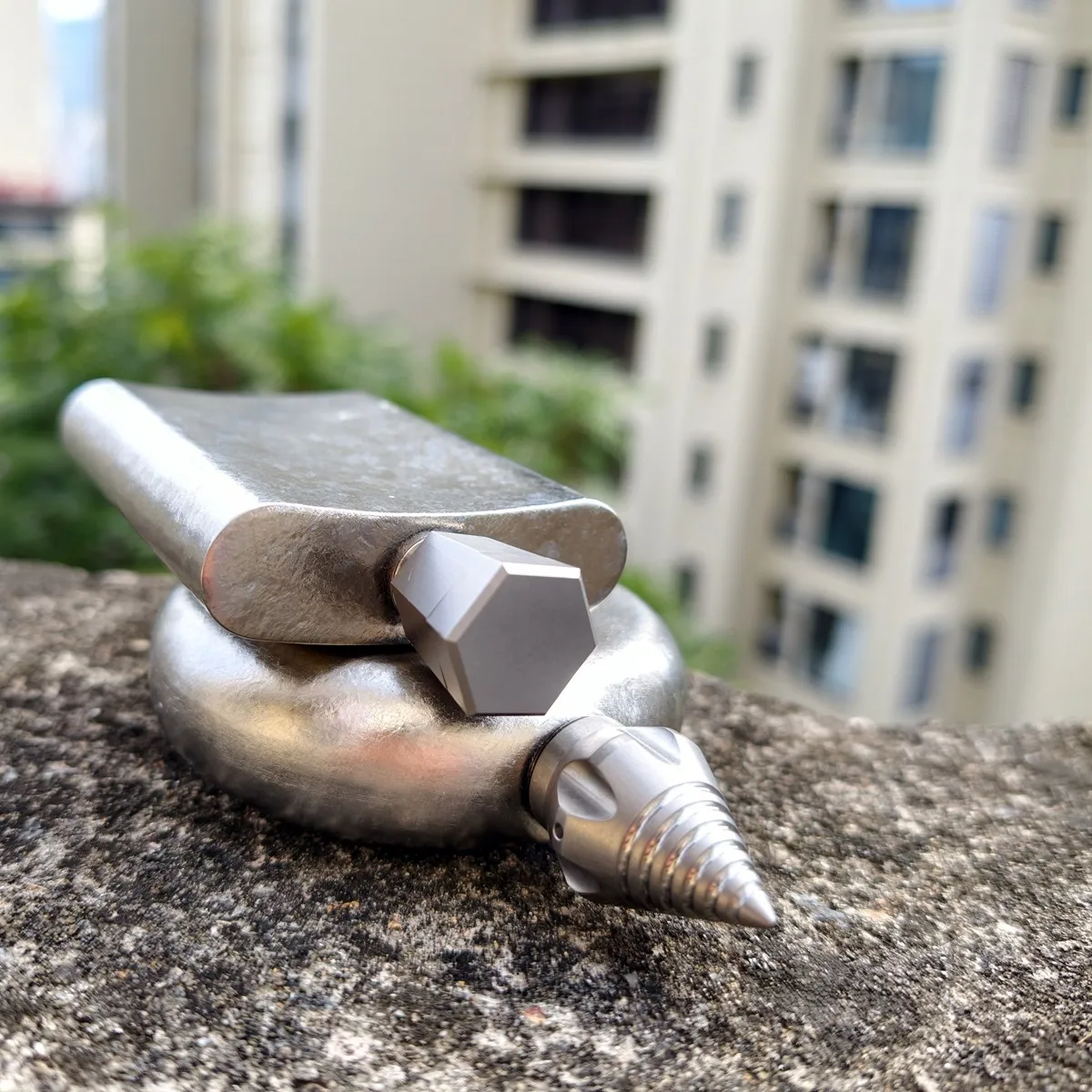 屋外ポータブル-edc-ミニチタン合金ワインポットキャンプハイキング緊急水筒ツール
