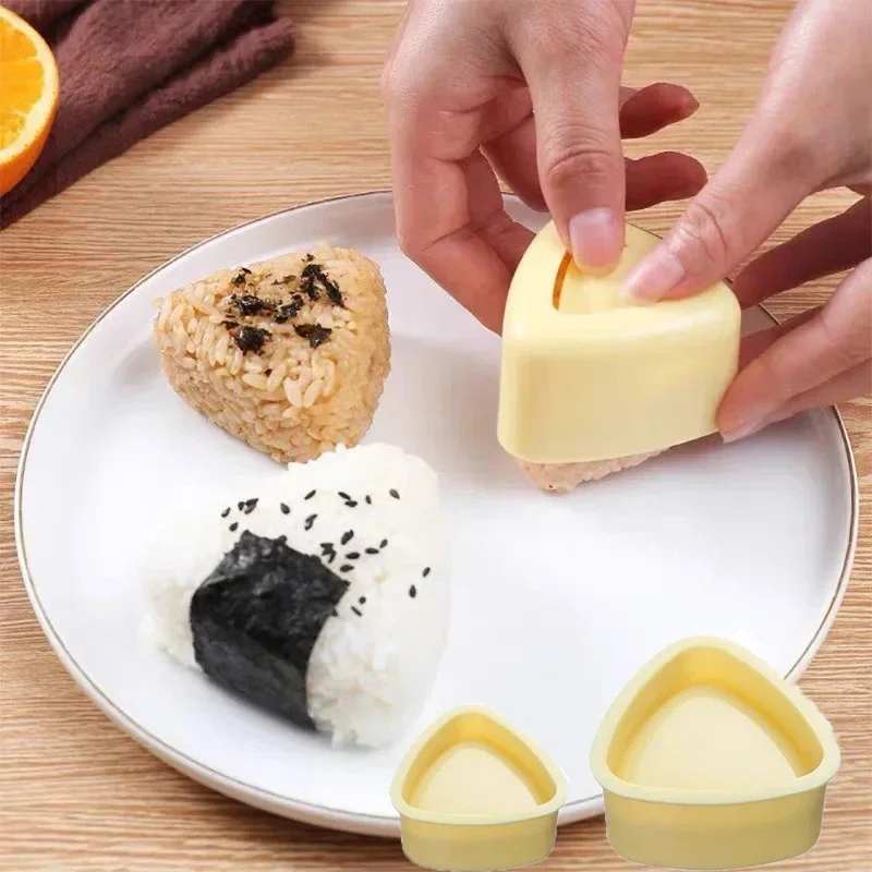 

DIY Sushi Mold Onigiri Rice Ball Food Press Triangular Sushi Maker Mold Japanese Home Kitchen Bento Accessories Tool