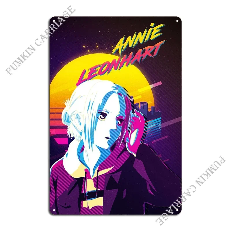 Annie Leonhart Metal Sign Club Plaques Wall Cave Designing Customized Tin Sign Poster