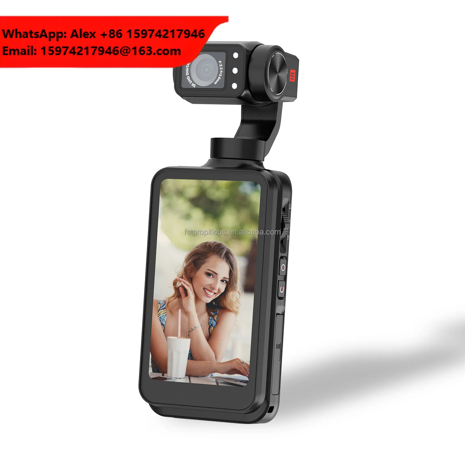 Wholesale New Ordro M5 Vlog Pocket Action Camera 5K 3-Axis Anti-shake Digital Video Camcorder 3.5