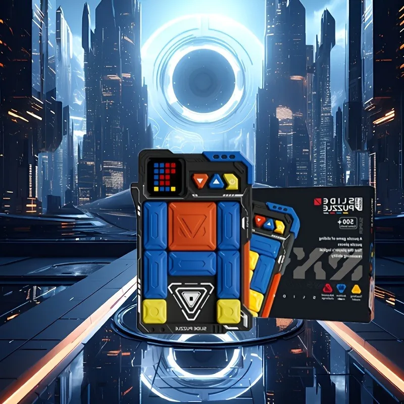 

Super Slide Puzzle Magnet Portable 500+ Challenges Educational Toys for Kids Teens Travel Birthday Gifts Logical Thinking