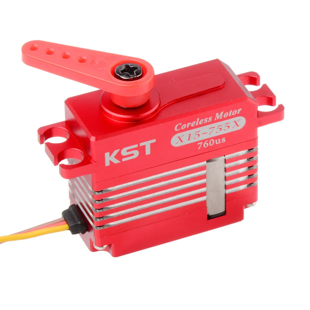 

KST X15-755X 10.2Kgf.cm 0.04sec Coreless Mini Digital Metal Gear Servo for RC Helicopters