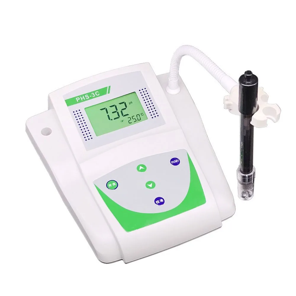 DDS-307/307A/11A Precision Conductivity Meter Multi-Range Lab Pure/Waste/Drinking Water Test Manual Temp Compensation Electrode